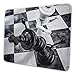 Produktbild Gaming Mouse Pad Schachmatt Knockout Schwarz und Weiß Lustiges Schachspiel Rechteck Rutschfeste Gummi Mauspads Mousepad Matte für Computer Laptop Office Home