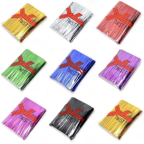 Bridas metálicas para manualidades y cierre hermético de bolsas de repostería casera 8