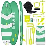 HUIIKE Stand Up Paddle Board for Adults with Accessories Included, Oar, Fins, Pump. Inflatable Sup Board Great Stability and Resistance. 10’ x 33" x 5.9", Maximum Load 286 lb