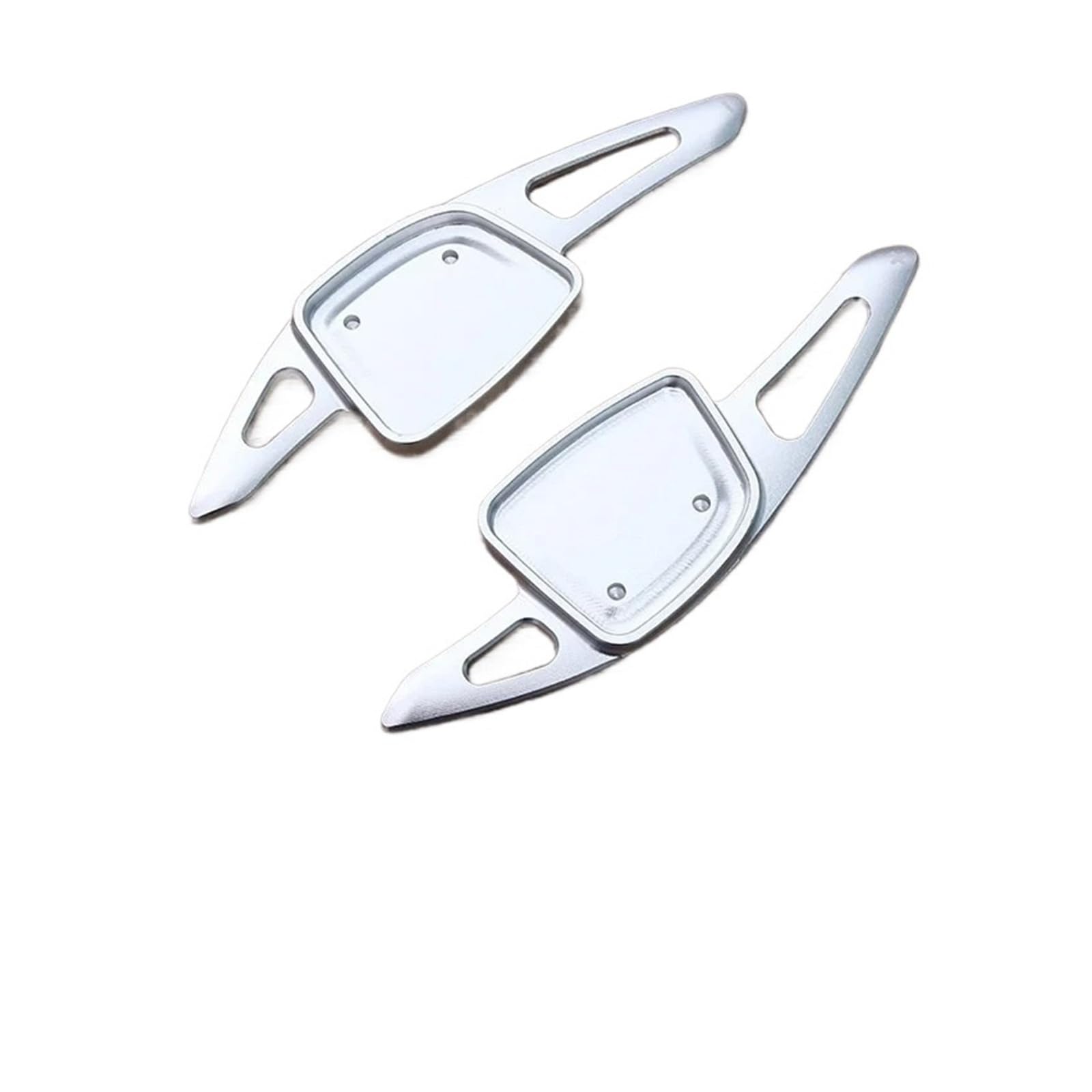 Zhangzhengyao Silver Car Steering Wheel Shifter Paddle For A3 For A4l For A5 For A6l For A7 For A8 For S4 For S6 For S7 For S8 For Q6 2Pcs Car Steering Wheel Shift Paddle(Silver)