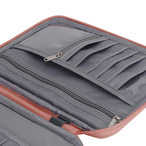 Bolsa para passaporte, impermeável, portátil, leve, resistente a rasgos, porta-documentos de viagem,