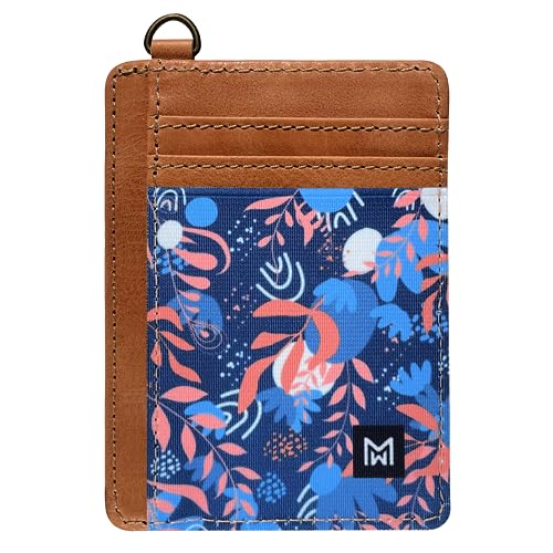 Image of Credit Card Holder Wallet for Women Slim Minimalist Wallet RFID Blocking Leather Wallets Elastic Front Pocket Wallet for Women, Morishima, 4.5 x 3.2 x 0.3 inches, Minimalist