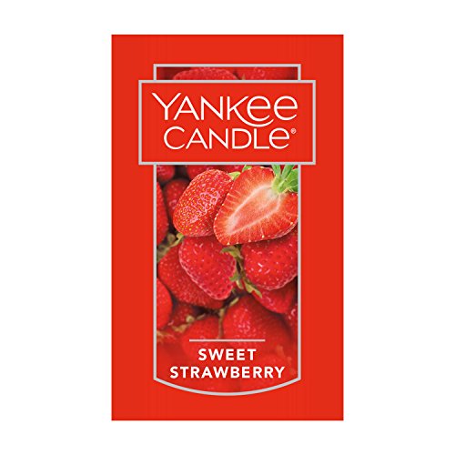 Yankee Candle Sweet Strawberry Scented, Classic 22Oz Large Jar Single Wick Candle, Over 110 Hours Of Burn Time #TOP1