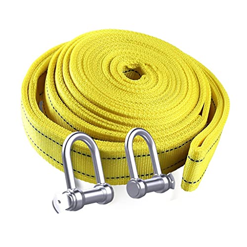Corde de traction 12 tonnes sangle de remorquage auto 8m pour véhicule tout-terrain et camion