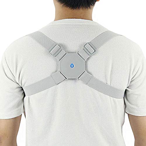 Corretor Postural Inteligente Vibratorio Sensor Ajustavel Coluna Postura Cinta Alinhamento Adulto Cr