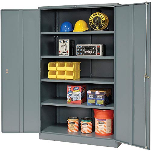 Global Industrial Unassembled Metal Storage Cabinet 48X24X78, Gray #TOP4