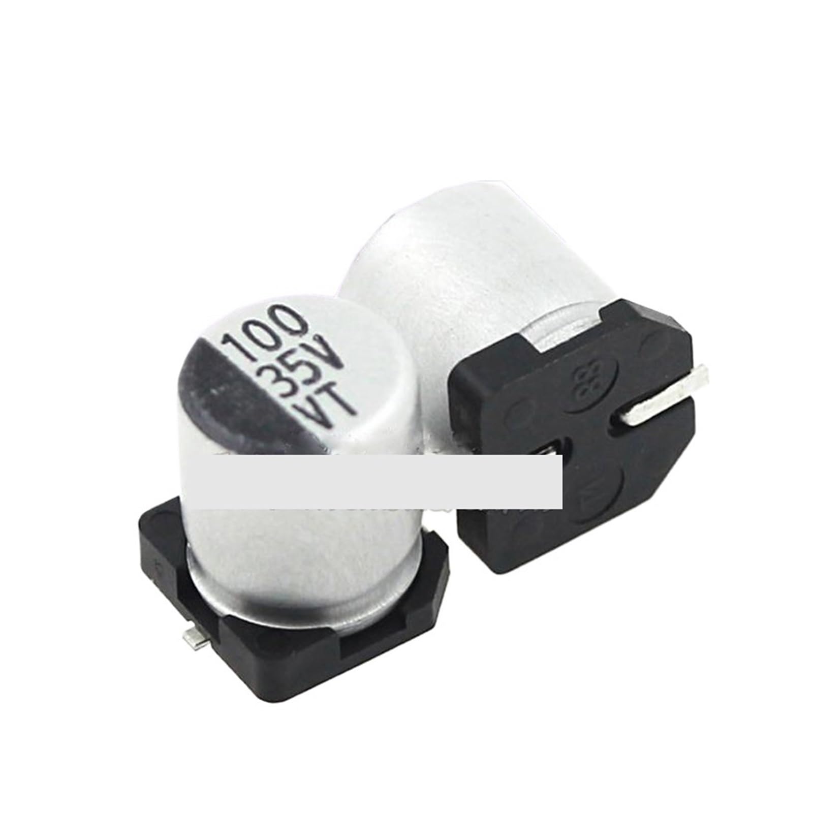 ICXLPMC 10PCS Electrolytic capacitor 35V100UF 6.3 * 7.7mm SMD aluminum electrolytic capacitor 100uf 35v