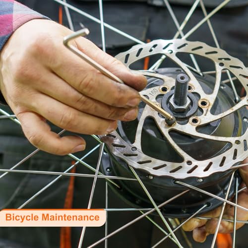 sourcing map 6Pcs L-Shaped Square Head Wrench 3/4/5/6/7/8mm Carbon Steel L-Key 4 Points Metric Bolt Wrenches Repairing Tool for Basic Home Repair DIY Project and General Applications - Image 6