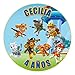 OBLEA de Papel de azúcar Personalizada, 19 cm, diseño de La Patrulla Canina 2