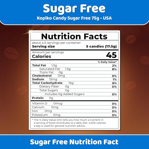 image for Kopiko Sugar Free Coffee Candy – Bold-Tasty Hard Candy from Indonesi