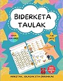 Biderketa taulak: Biderketak ikasi eta errepasastu, 7-10 urte bitarteko haurrentzat. Ariketak, jolasak eta erronka dibertigarriak (Matematika dibertigarriak)