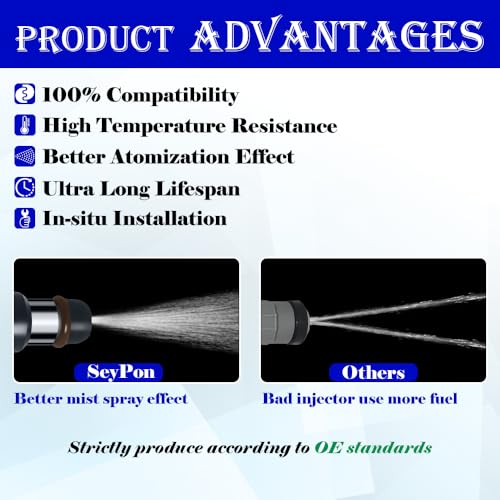 SeyPon Injetores de combustível adequados para Chevy: Tahoe/Express/Silverado, 1500 2500 3500, adequ