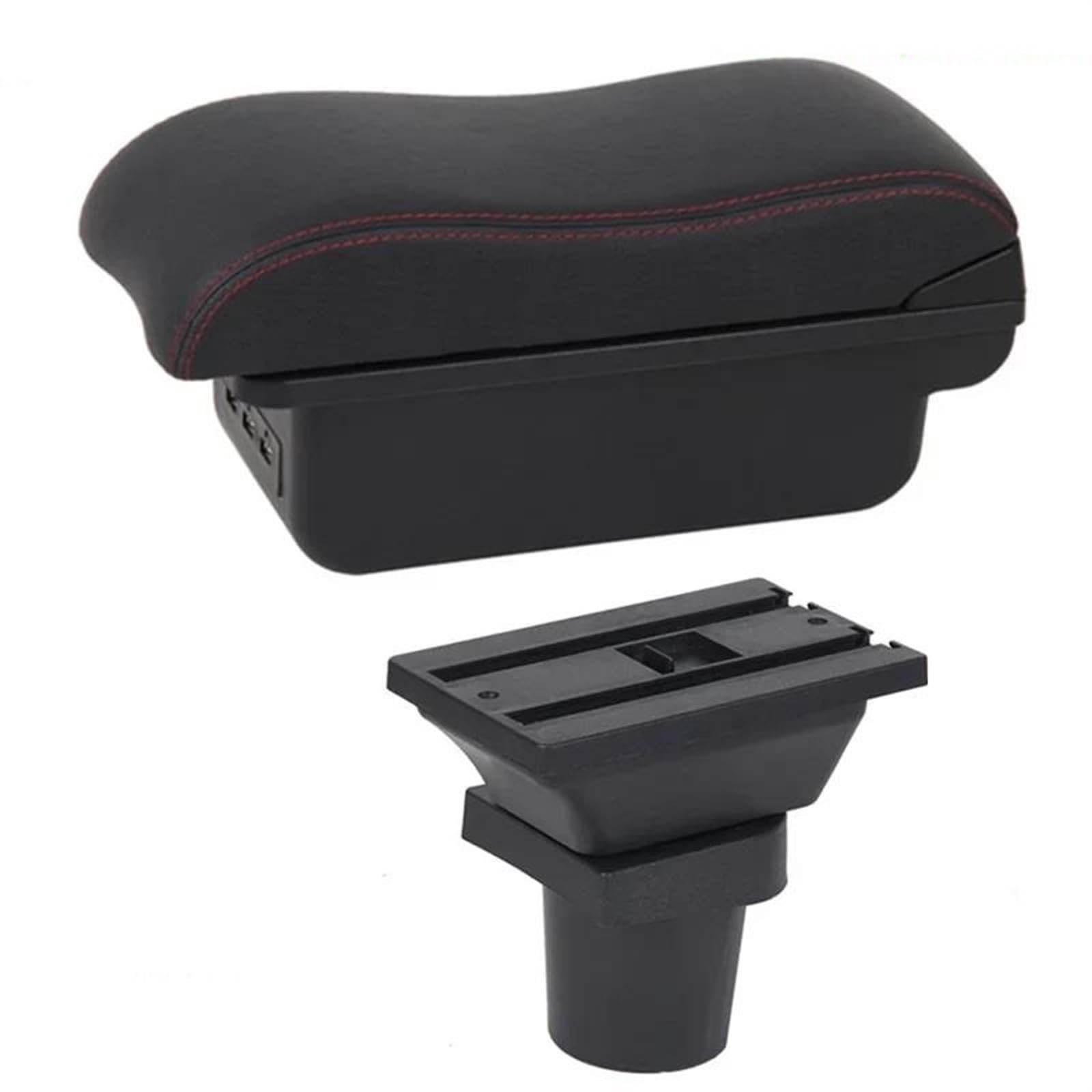 Noheeu C Red Line2 Car Armrest Special Storage Box Modification Parts For Yaris For Vitz 5Dr Hatchback 2005-2011