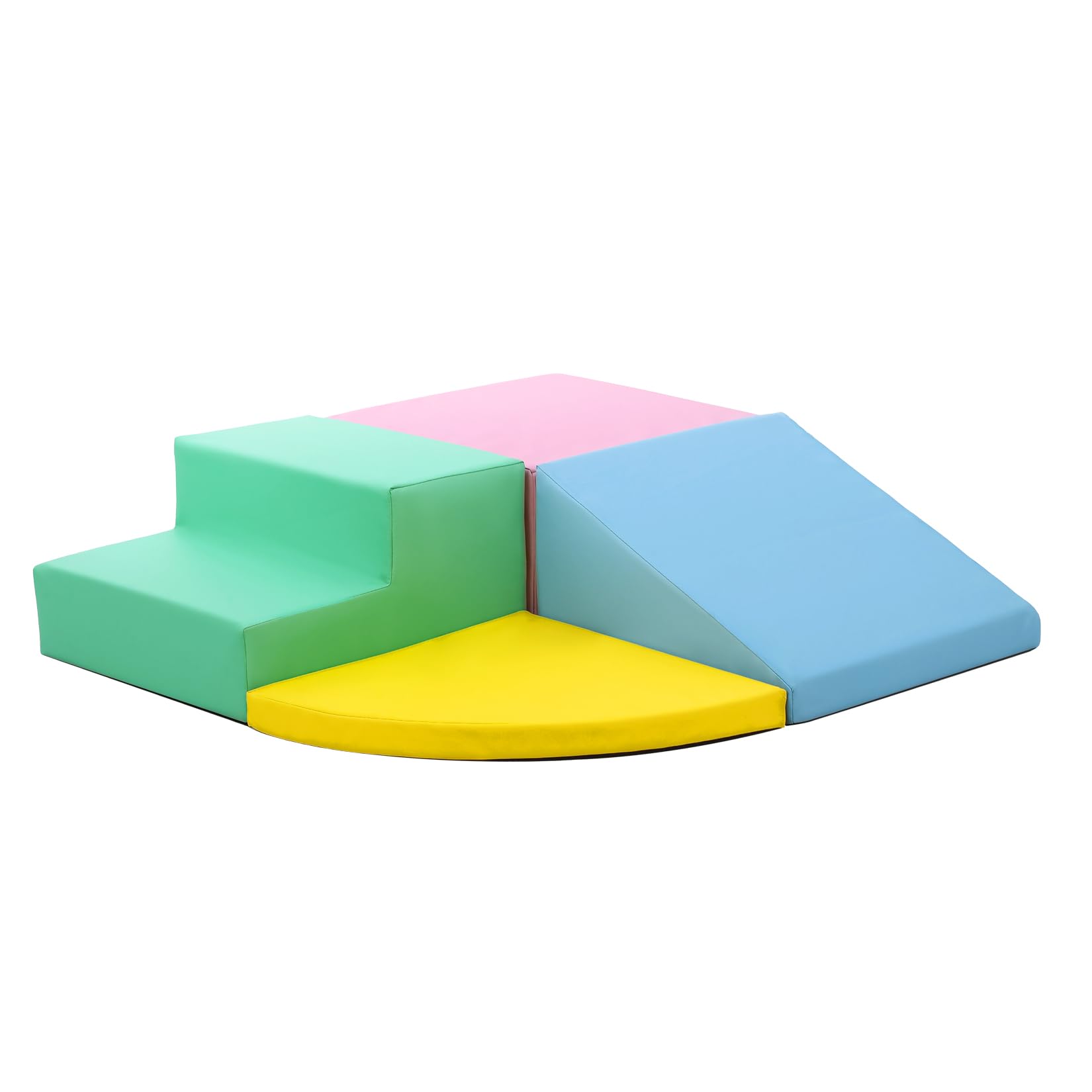 Joyspirit Toddler Foam Climbing Blocks Set - 4PCS Indoor Active Playset, Promotes Physical Development