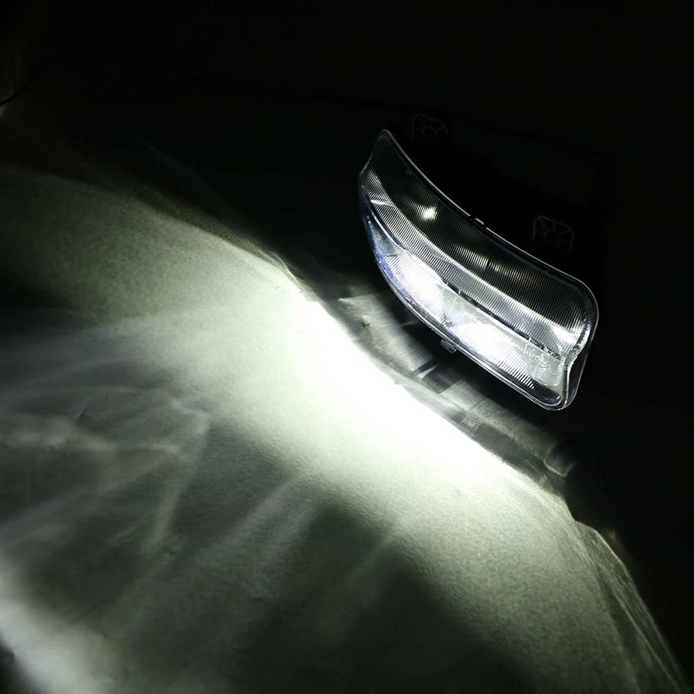 Riloer 2pcs LED auto fendinebbia anteriori, sinistra destra fendinebbia sostituzione per D0DGE R-am 2500/3500 2019-2021, impermeabile 6000K ad alta luminosità sostituire kit