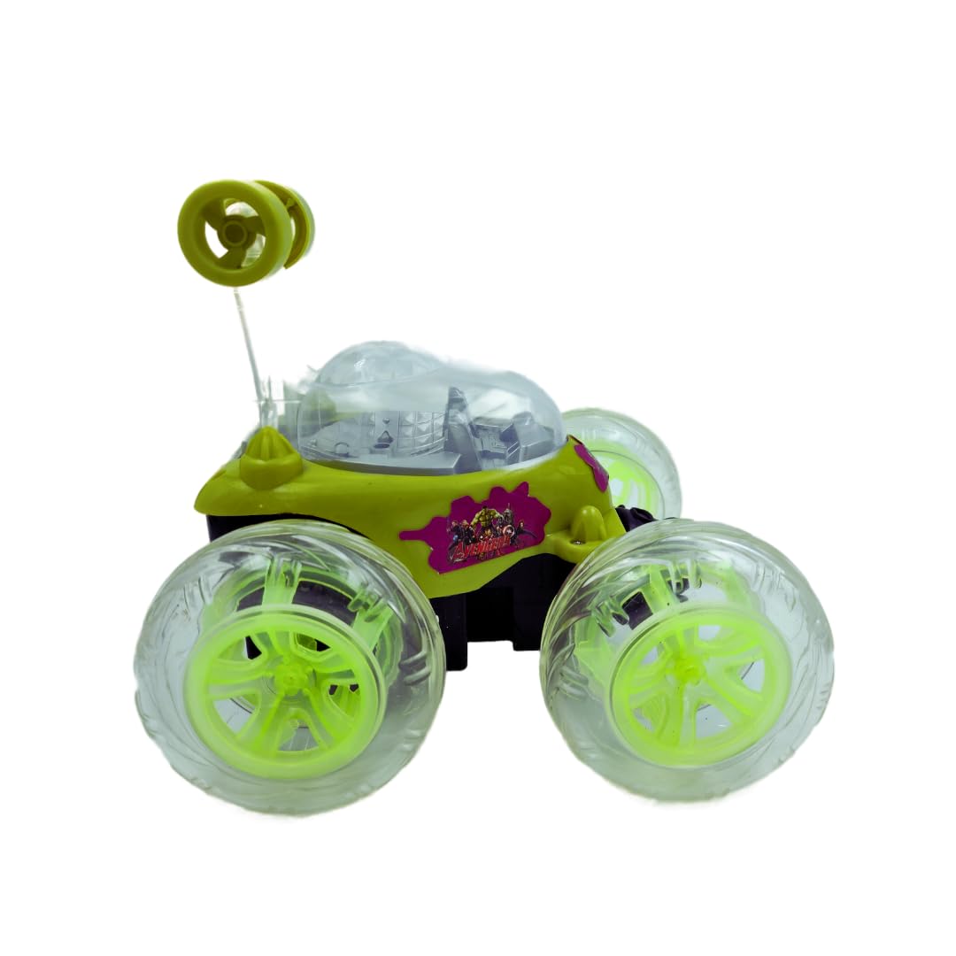 360 Degree Rolling Stunt Car Toy (Green)