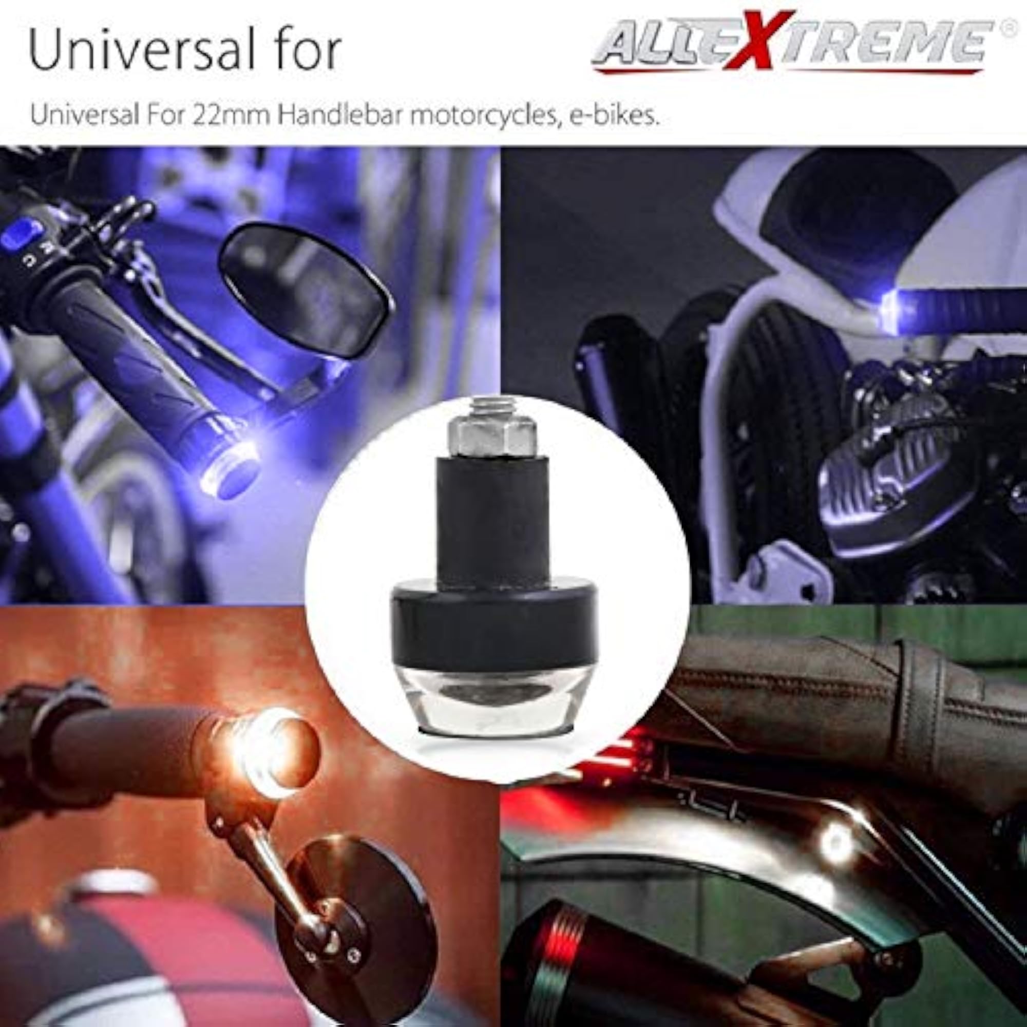 Motorcycle Handlebar Turn Signal LED Light Indicator