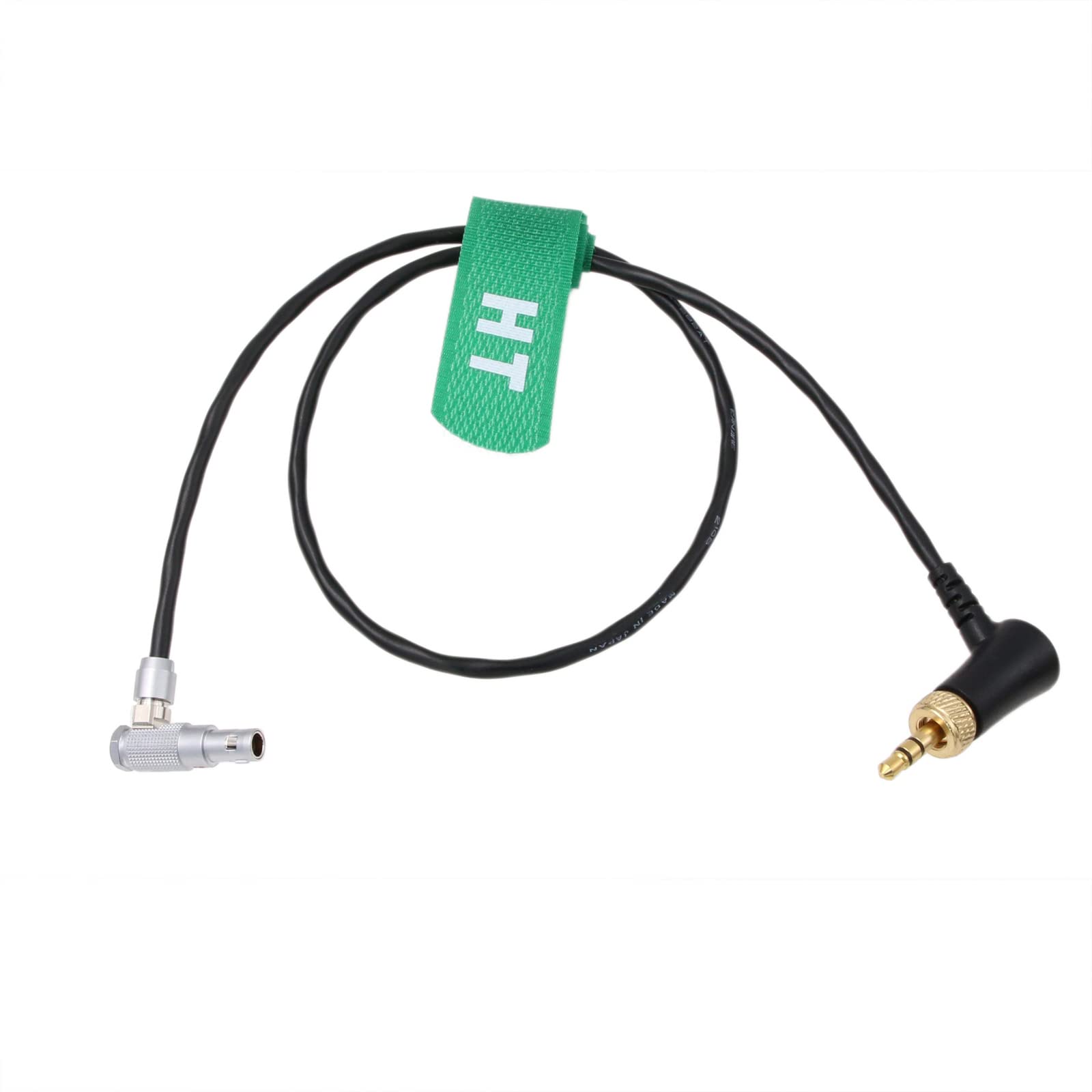 HangTon Timecode Sync Cable for Deity TC-1 to RED Epic Scarlet DSMC2 Dragon Gemini Camera Right Angle Locking 3.5mm TRS to 00B 4 Pin SYNC 50cm