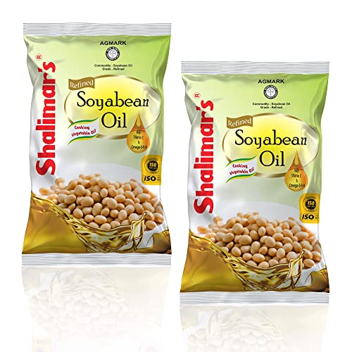 Image of SHALIMARS Soyabean Oil 1Ltr Pack Of 2