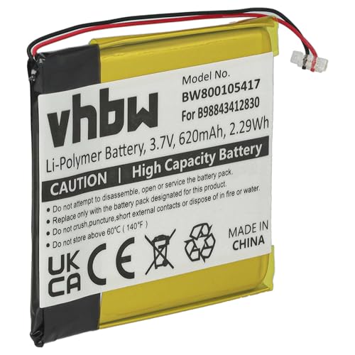 1x batteria compatibile con Samsung SEC-YPQ1B YP-Q1 16 4G 8G MP3 music player lettore musicale 620mAh 3.7V Li-Poly