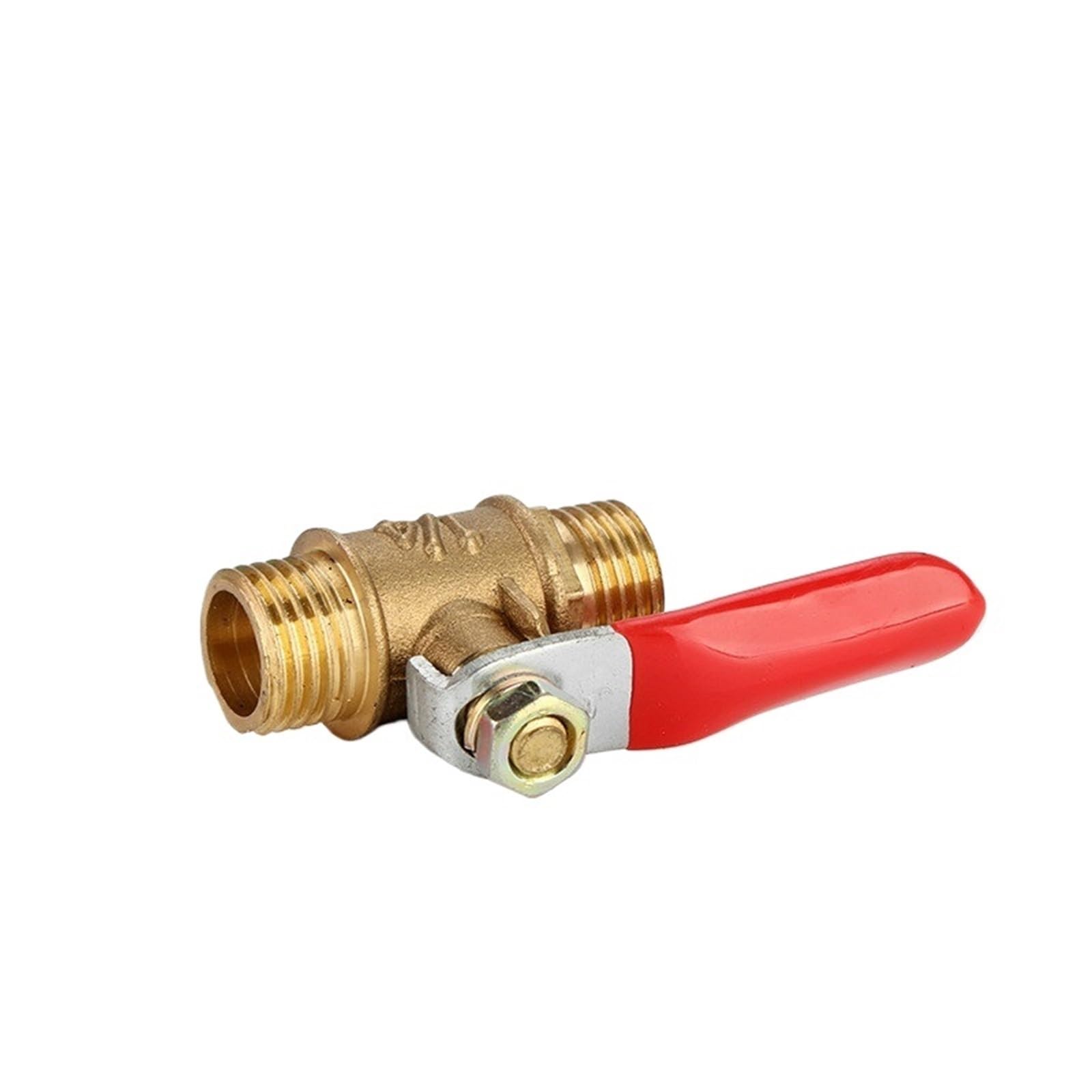 Złączki hydrauliczne męskie 1/4 "3/8" 1/2" męskie BSPT, pełne porty, mosiężny zawór kulowy, połączenie dwukierunkowe, powietrze, woda, gaz