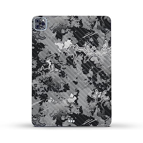 Image of MightySkins Carbon Fiber Skin Compatible with Apple iPad Pro 11 inch M2 4th Gen (2022) Full Wrap Kit - Viper Urban | Protective, Durable Textured Carbon Fiber Finish | Easy to Apply | Made in The USA
