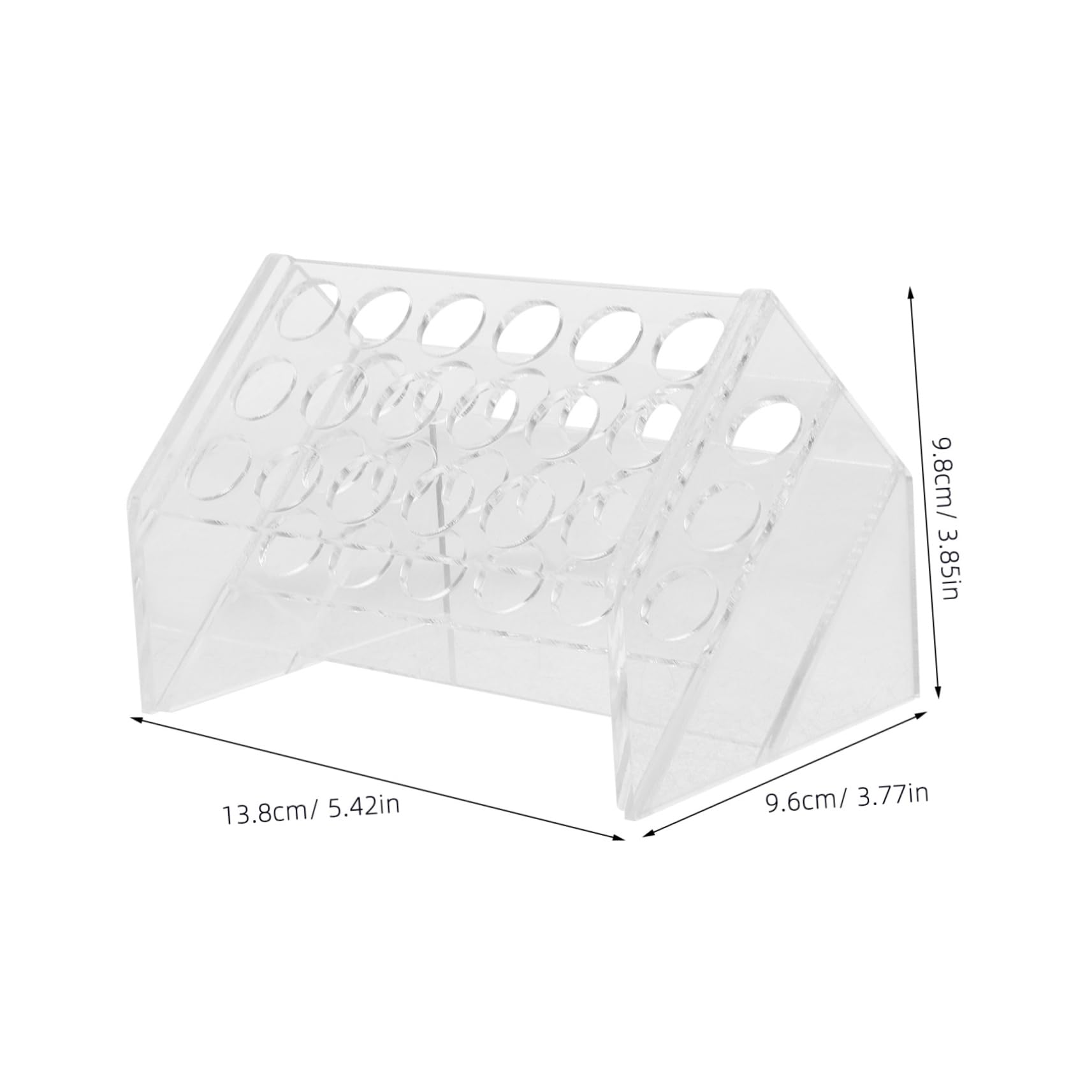 FUNOMOCYA Ml Rack Sturdy Lab Test Tube Holder Multifunctional Storage Organizer for Chemistry
