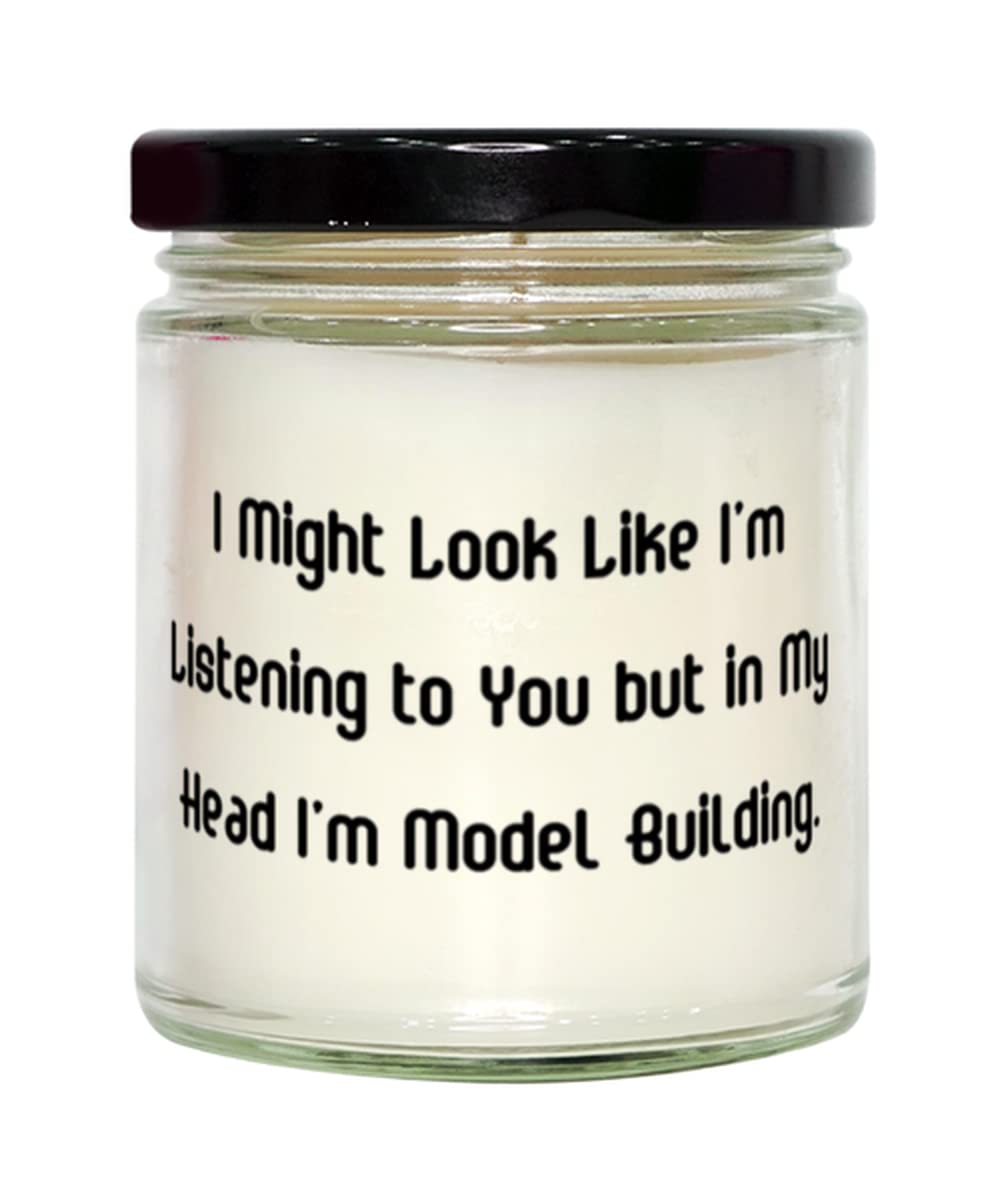 Best Model Building Gifts, I Might Look Like I'm Listening to You but in My Head I'm Model, Holiday Candle For Model Building, Construction gifts, Engineering gifts, Toy building kits, Building