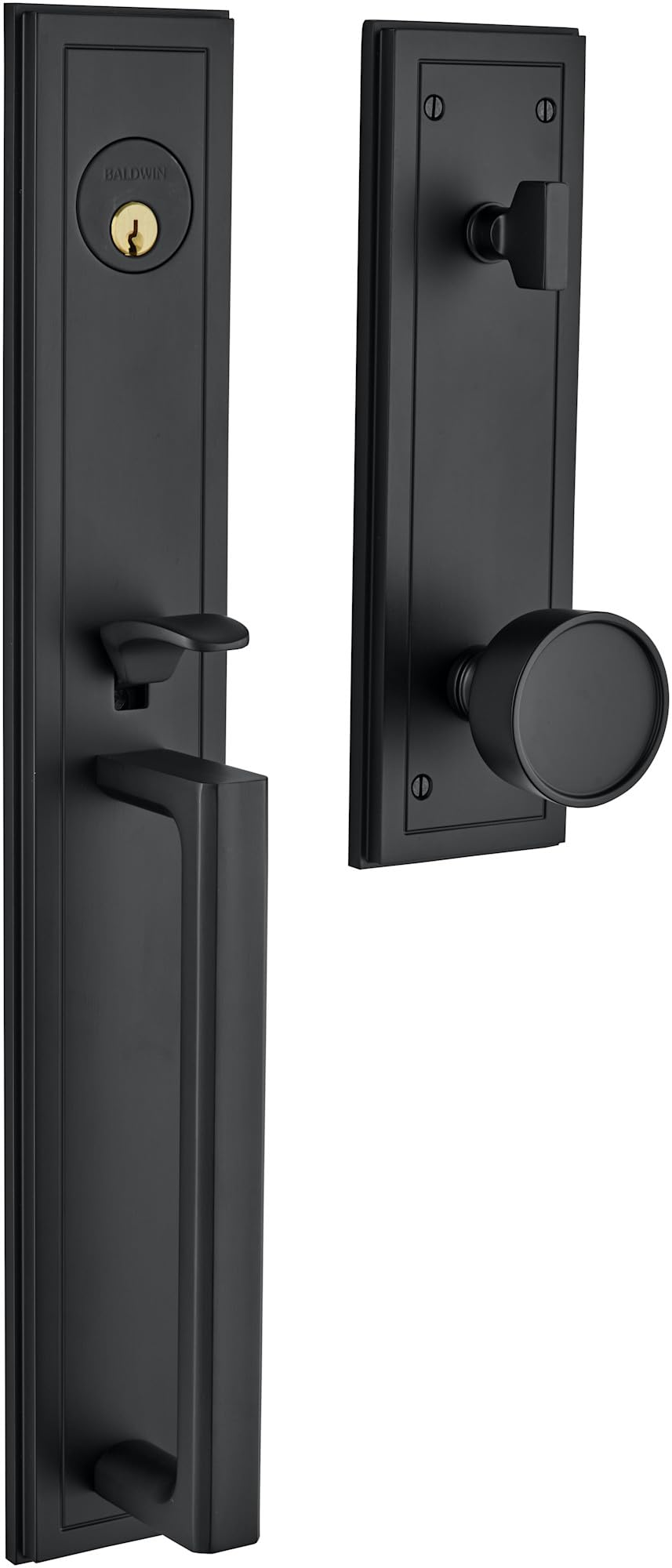 Amazon.com: Baldwin 85311 190 ENTR Hollywood Hills Black Modern