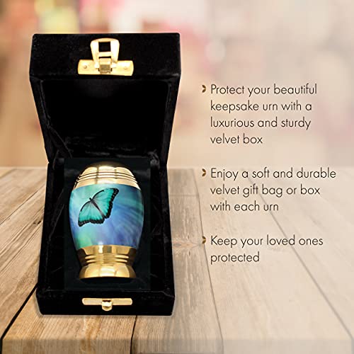 Image of Bokeh Butterfly Cremation Urns for Human Ashes Adult Female Urns for Ashes