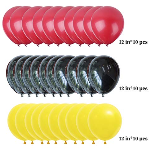 Amycute 49 stuks magische verjaardagsdecoratieset, stropdas, bril, cupcake-topper, taartdecoratie, ballonbanner voor verjaardagsdecoratie, themafeest. - Image 4