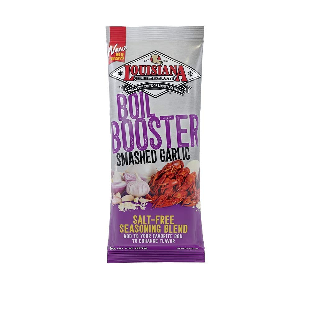 Louisiana Fish Fry Products Smashed Garlic Boil Booster