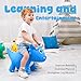 EVERICH TOY Kids Dinosaur Bouncy Animal Toys, Inflatable Triceratops Bouncer, Ride on Bounce Hopper, Indoor Outdoor Activity Birthday Gift for 18 Months 2 3 4 Years Old Boys