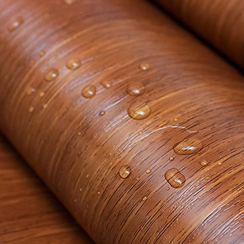 Oxdigi Contact Paper Wood Grain Pattern 24"X196" Self-Adhesive Film For Kitchen Countertop Cabinet Shelf Peel & Stick Wallpaper Waterproof Removable #TOP4