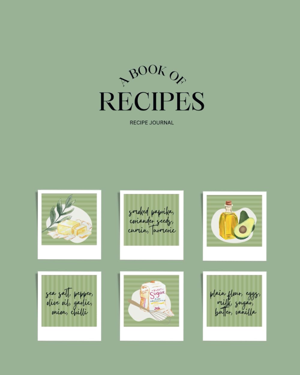 A Book Of Recipes: Your Recipe Journal