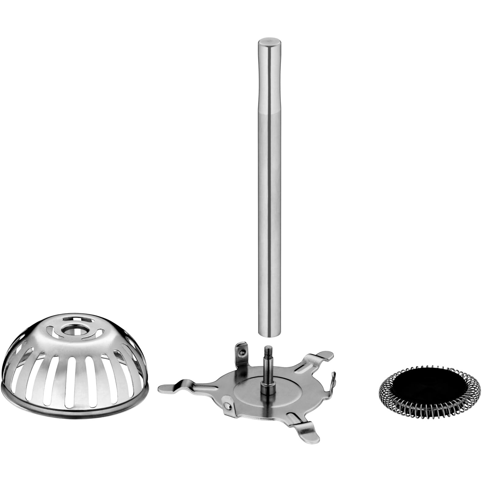 WMF Lono - Espumador de leche de cristal eléctrico, 150-250 ml, 650 W, batidora de frape, pantalla táctil, para espuma de leche caliente y fría, leche caliente, calentador de leche, cacao, chocolate