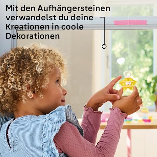 LEGO Classic Zauberbox mit durchsichtigen Steinen - Farbenfrohe Bausteine und Aufhängersteine - Einhorn, Drache, Pinguin und weitere Figuren - Bastelset für Mädchen & Jungen ab 5 Jahren 11040