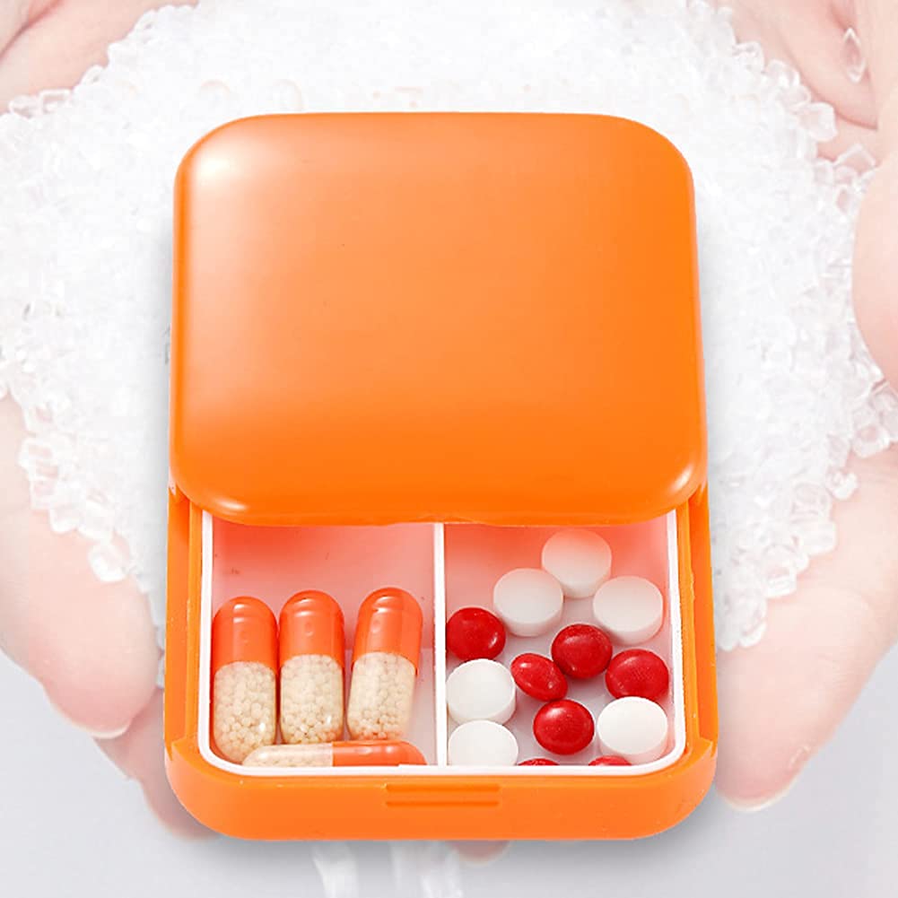 Pilulier Pilulier Organisateur De Vitamines Pilulier Hebdomadaire Pilulier 7 Jours 4 Fois par Jour Distributeur De Stockage Support Pilulier Médical Sulies Bleu, Taille Unique