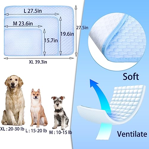 Dog Cooling Mat Washable Ice Silk Folding Cooling Dog Bed Pet Cooling Pad Mat For Dogs Cats Bed Summer Cooling Pad #TOP3