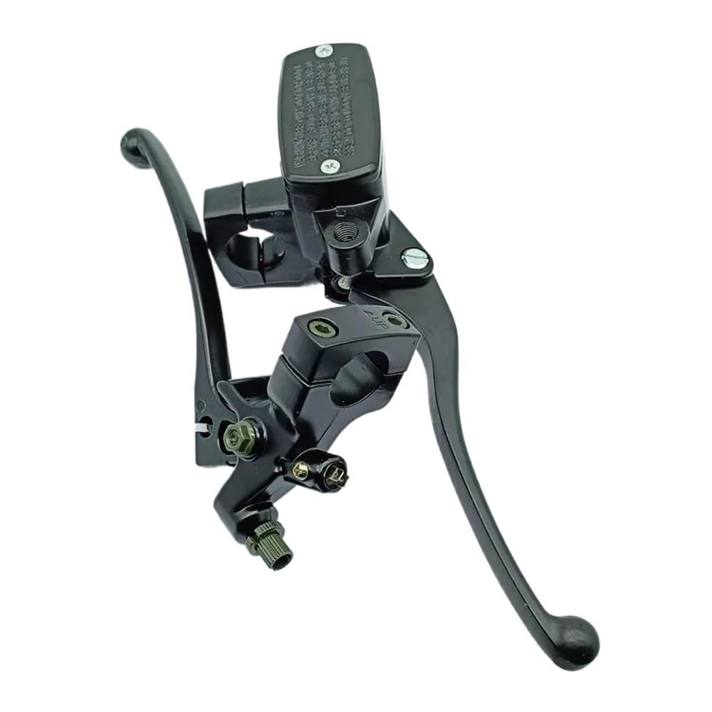 VghkDFCFH Motorcycle Clutch Lever Hydraulic Brake Clutch Lever Master Cylinder for 25MM Suitable for Ho&nda CB400SF/Yamaha/Suzuki Left Clutch handl Black