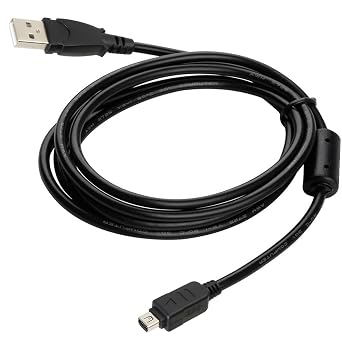 USB 2.0 Cable Replacement CB-USB5 USB6 USB8 Cable Data Transfer and Charging Cord for Olympus Tough TG-830 TG-630 TG-860 TG-870, DZ-105, E-330