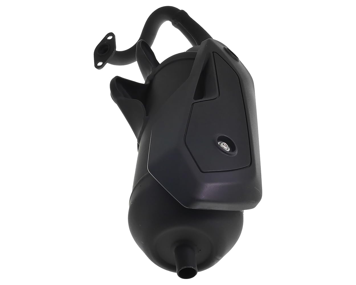 TECNIGAS Silent Pro Black Auspuff kompatibel mit Ludix 50 Trend, New Vivacity 50 2-Takt, Speedfight 3 50 AC/LC 2-Takt