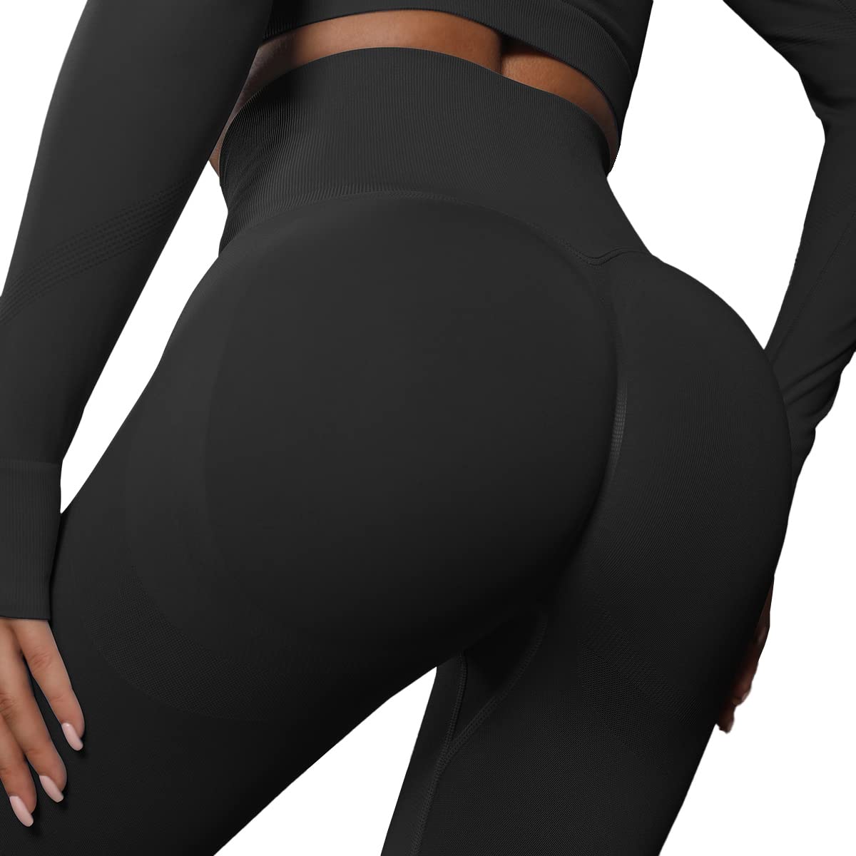 Sportowe legginsy damskie Scrunch Butt z wysokim stanem, nieprzezroczyste, push up, podnoszenie, bezszwowe, sportowe legginsy na siłownię, fitness, trening, jogę