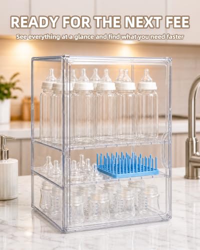 3-Tier Acrylic Baby Bottle Organizer - image 6