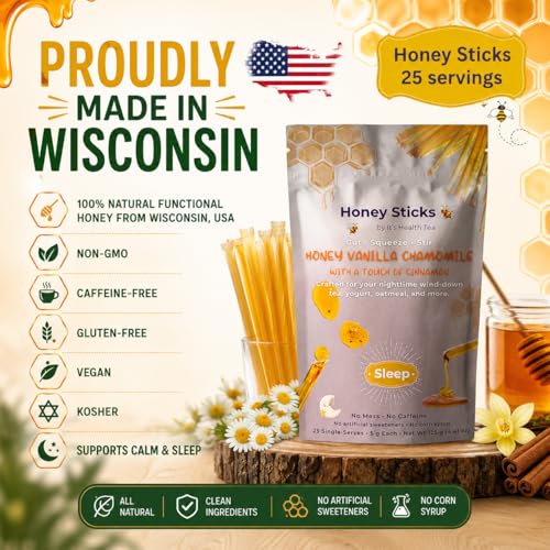 Honey Sticks Vainilla Manzanilla 25 Unidades miniatura 2