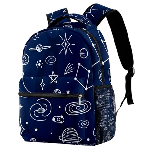 Sac à dos d'école galaxie multicolore pour les sorties des ados