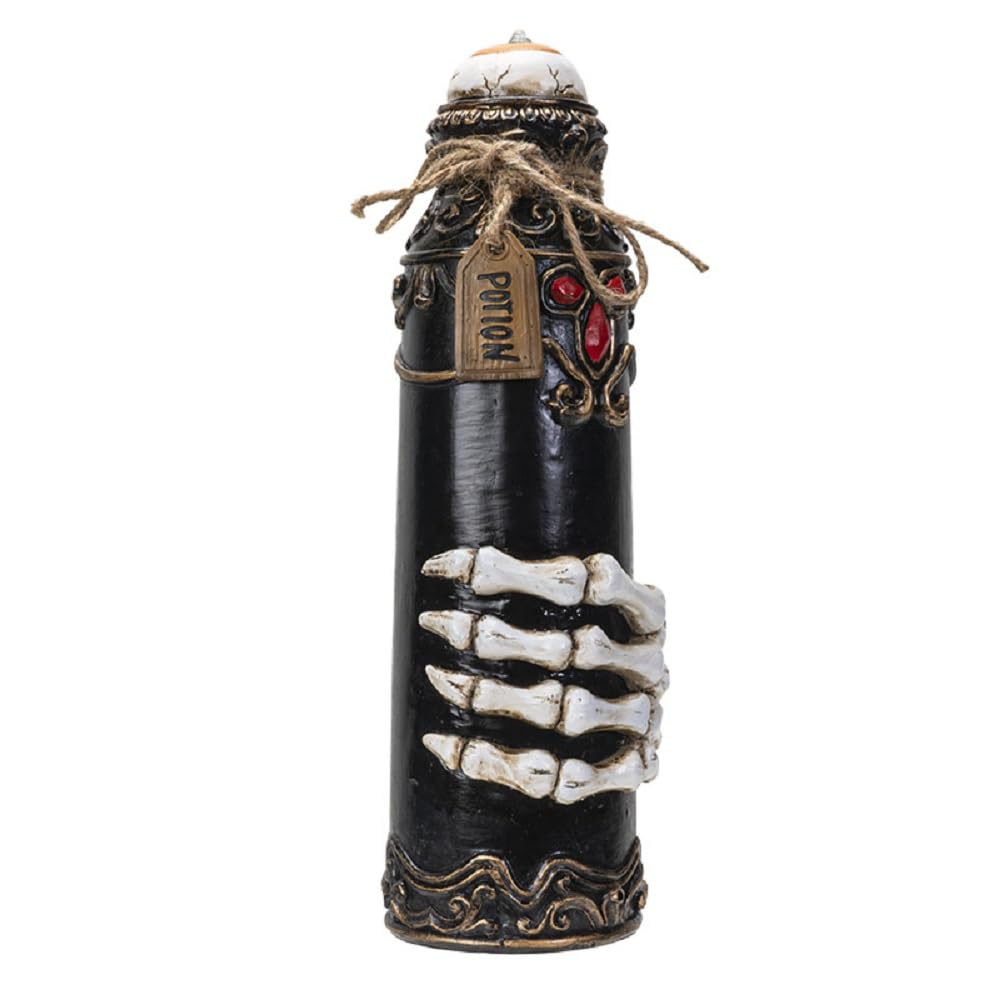 Bouteille de potion gothique lumineuse statuette LED idée cadeau salon