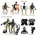 Baimiby Army Men Soldiers, 12 Pcs Soldiers Toy Special Force Action Figure with Weapons Military Soldier Playset Army Toy Set Birthday Gift for Toddler Boy 3+