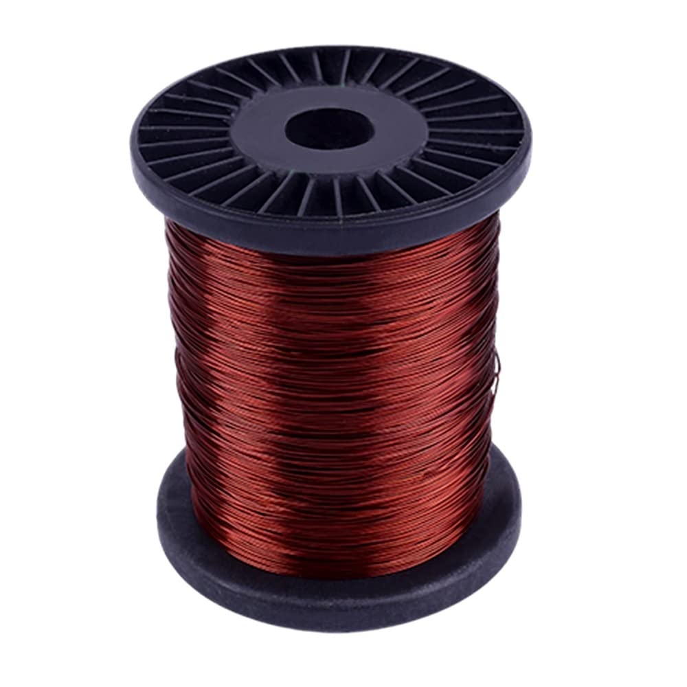 DONGKER Filo Di Alluminio Smaltato,500 G Filo Di Avvolgimento Magnetico in Resistente Alle Alte Temperature Per Filo Fai-da-te, Trasformatore, Elettromagnete