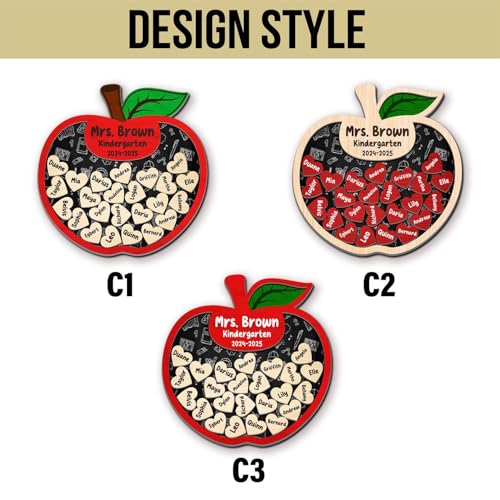 Imán decorativo personalizado para maestro de forma rectangular miniatura 5